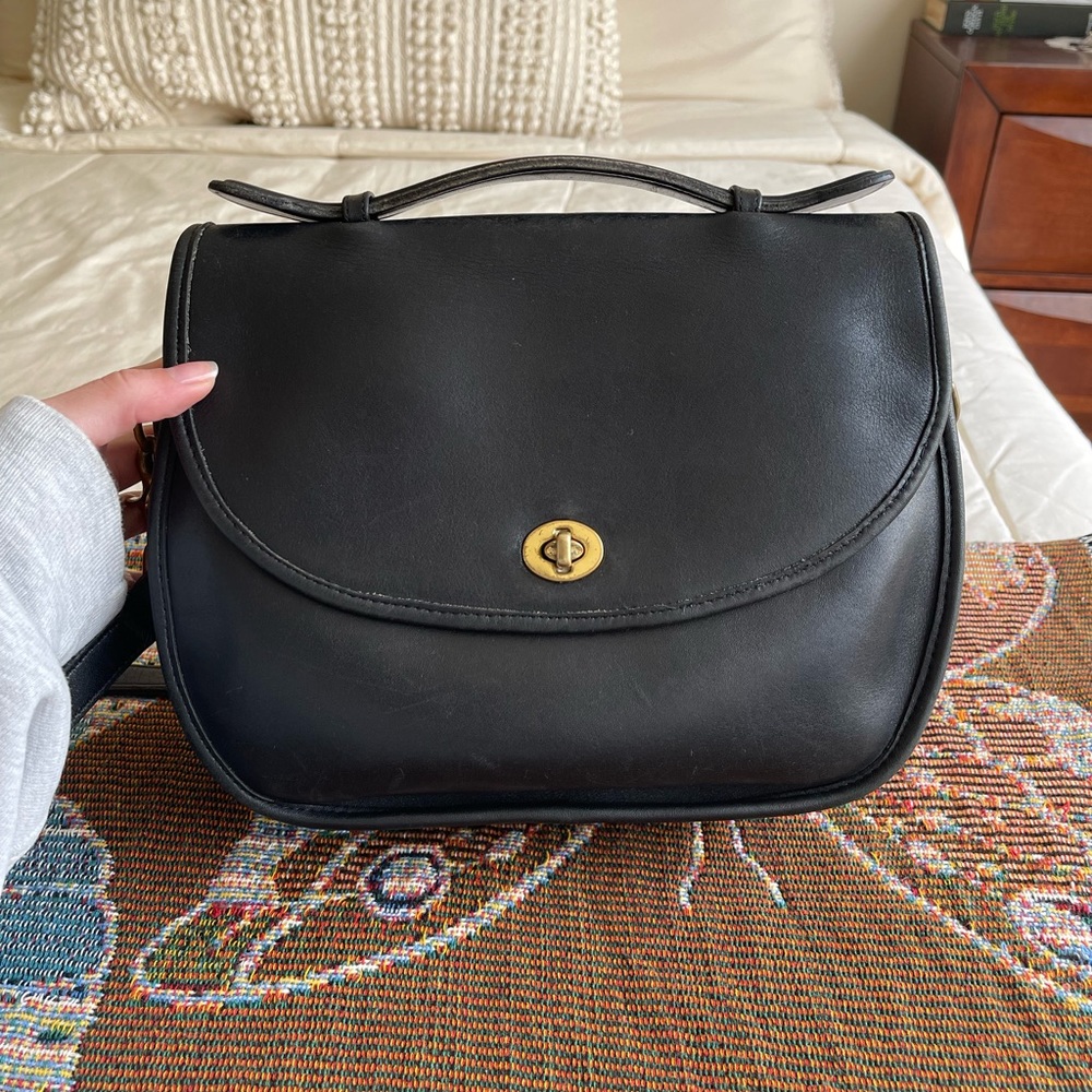 Vintage Coach Plaza Bag